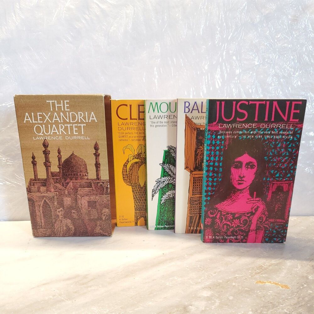 The Alexandria Quartet by Lawrence Durrell Box Set-4 Classic Novels PB 1961